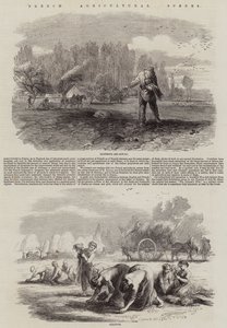 French Agricultural Scenes by Charles Emile Jacque